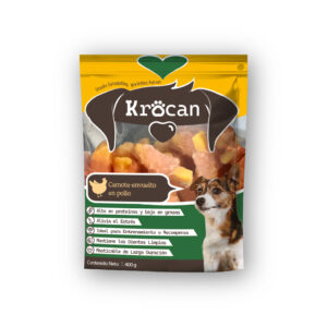 Camote envuelto en pollo Krocan 400g - Snack natural y nutritivo