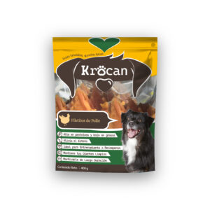 Filetitos de pollo Krocan 400g - Premio saludable para perros